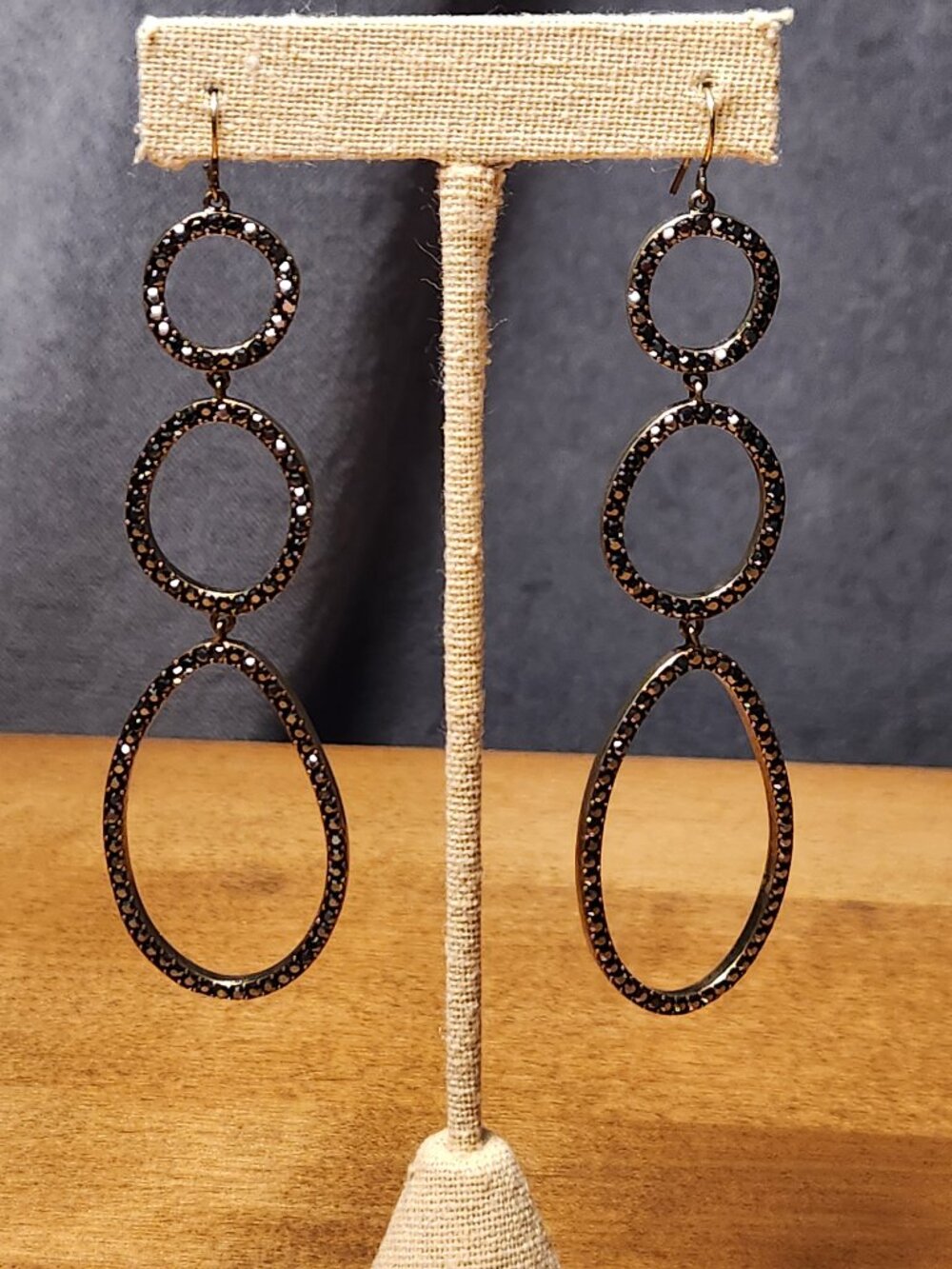 Chloe + Isabel Crystal Pave Link Drop Earrings